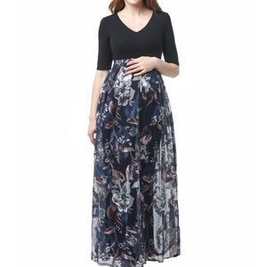 Kimi and Kai Anabelle maternity maxi dress - large